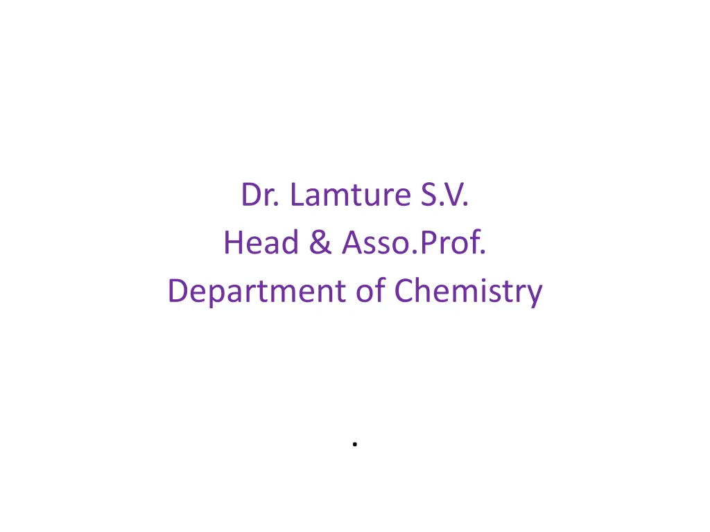 dr lamture s v head asso prof department