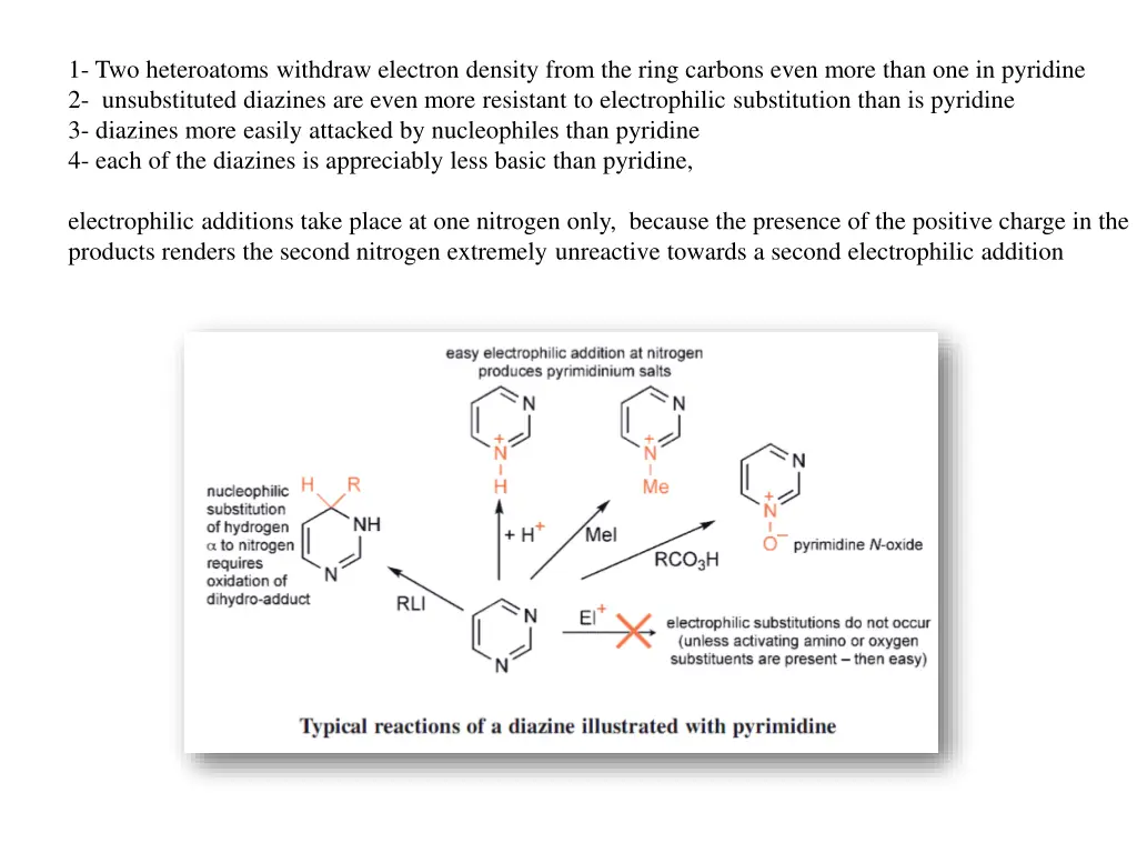 1 two heteroatoms withdraw electron density from
