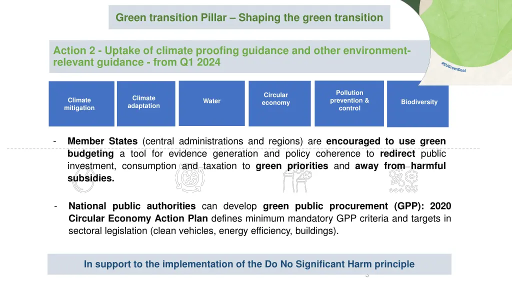 green transition pillar shaping the green 2