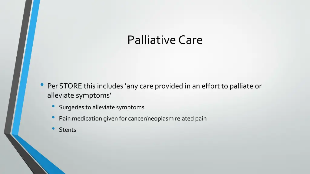 palliative care