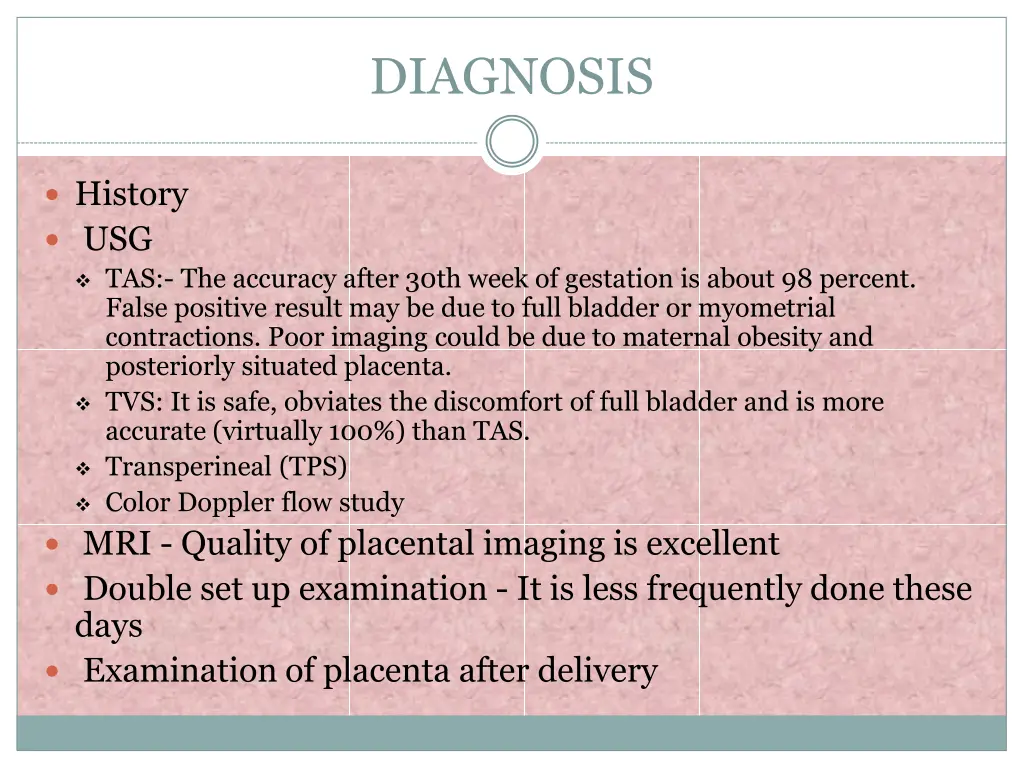 diagnosis