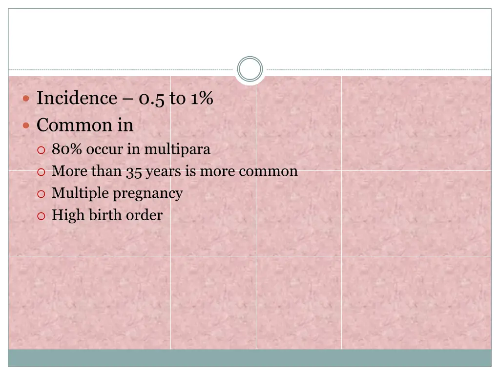 incidence 0 5 to 1 common in 80 occur