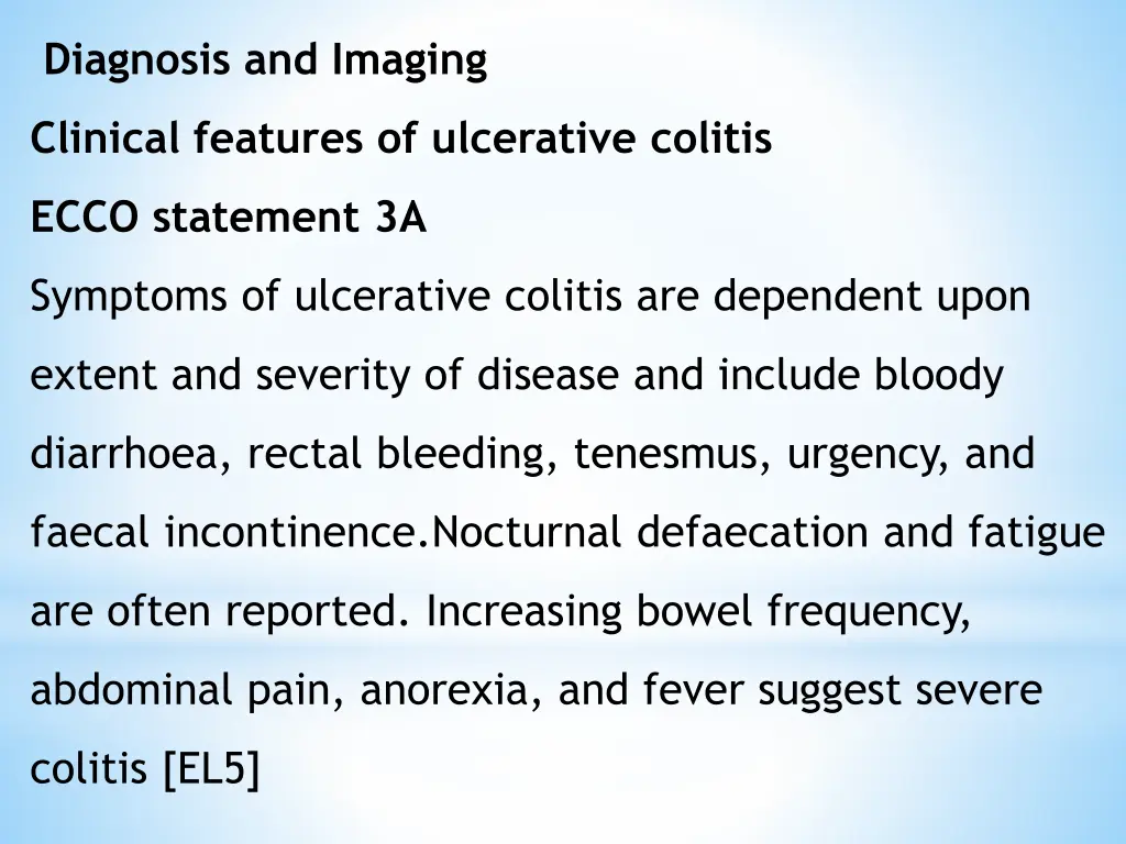diagnosis and imaging