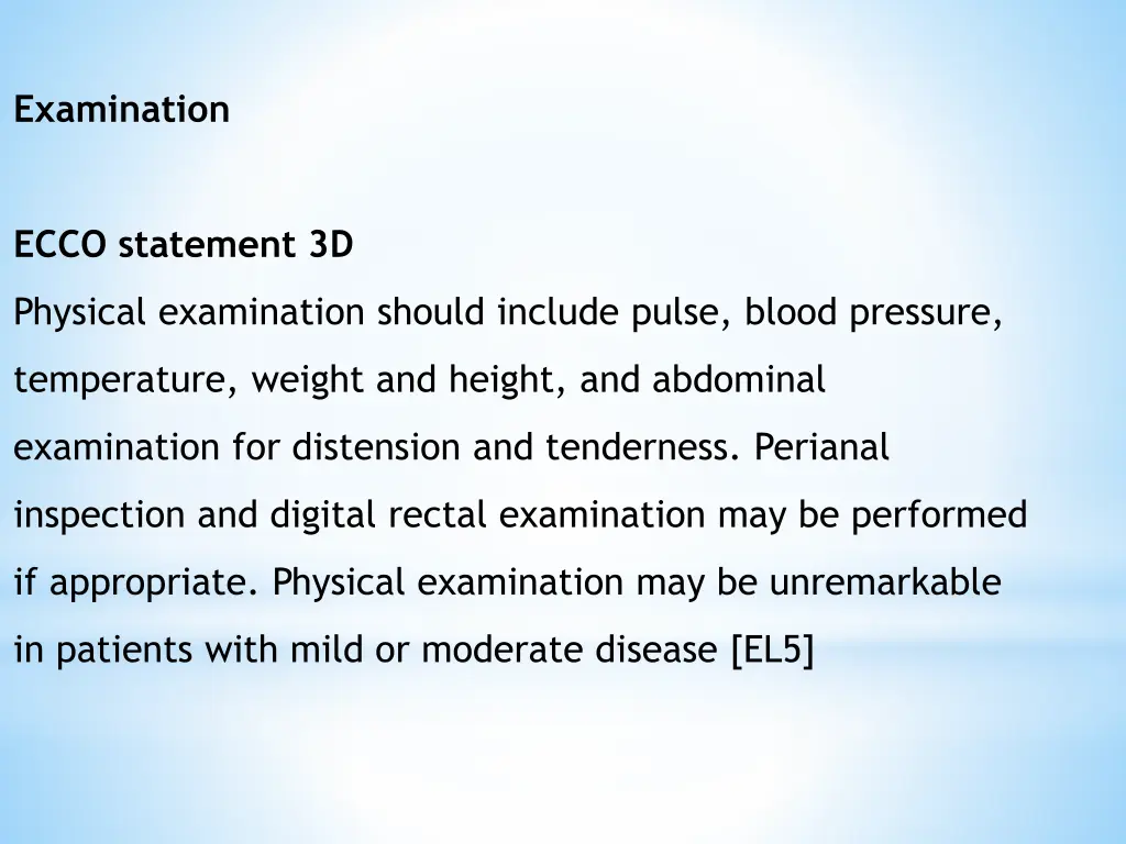 examination