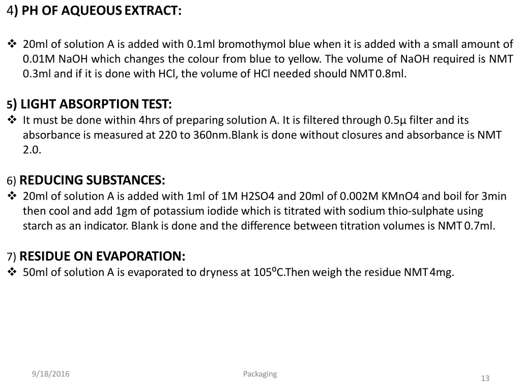 4 ph of aqueousextract