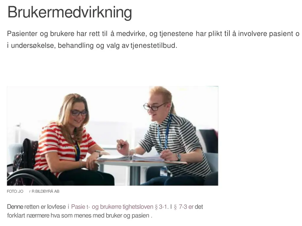 brukermedvirkning