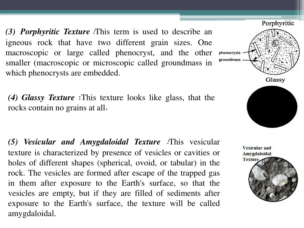 3 porphyritic texture this term is used