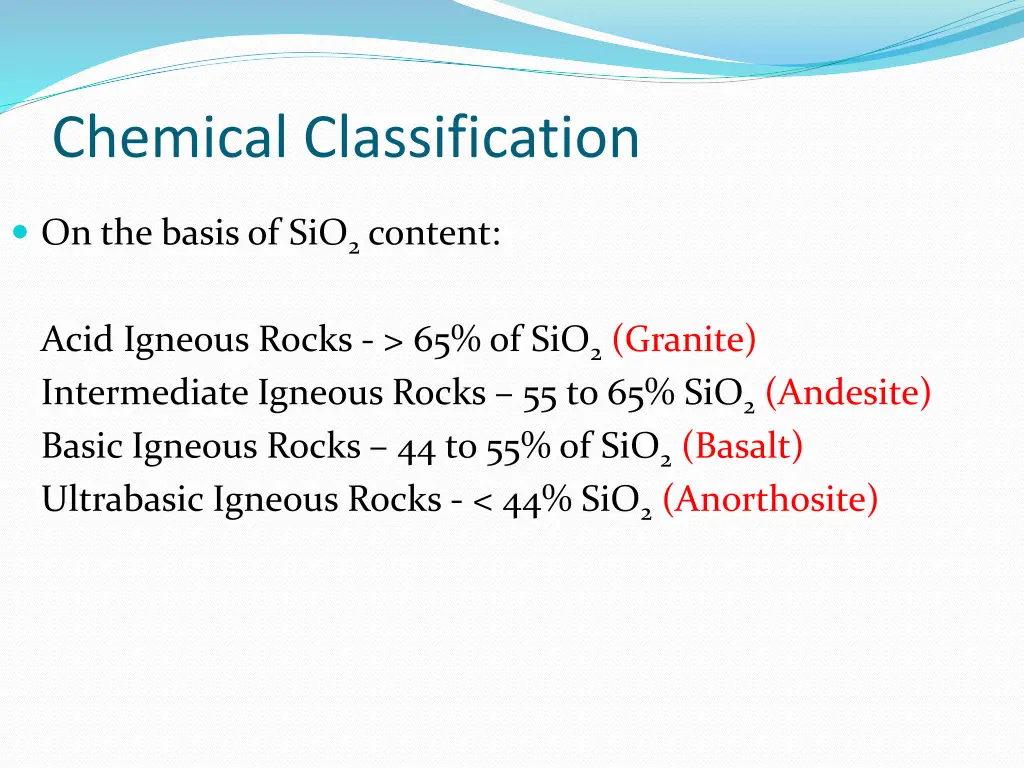chemical classification