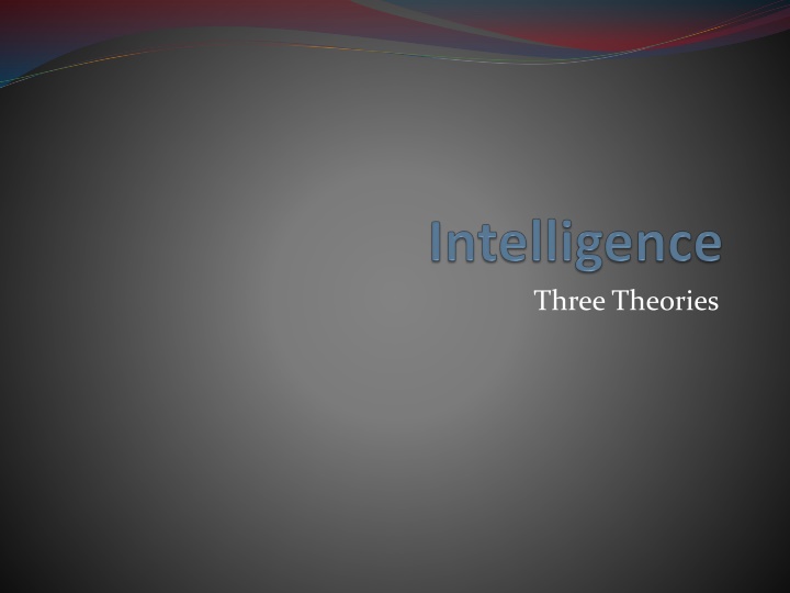 three theories