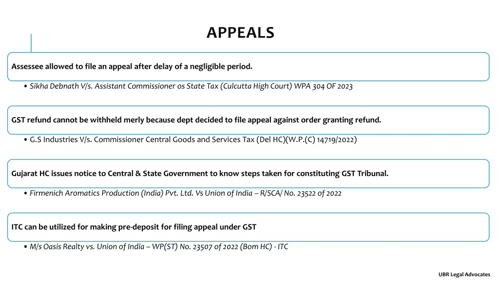 appeals