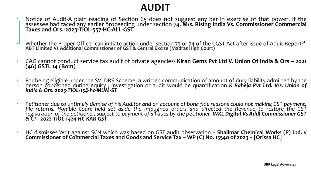 audit