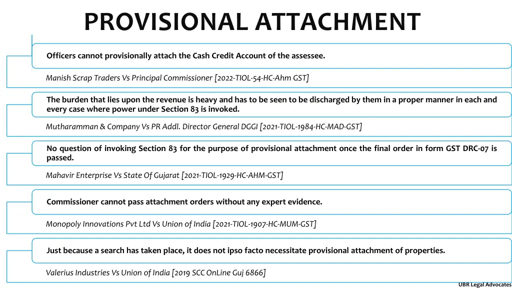 provisional attachment