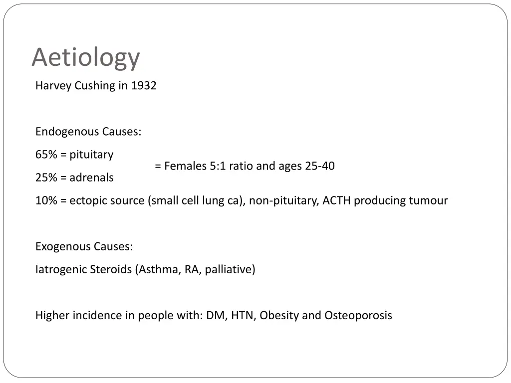 aetiology