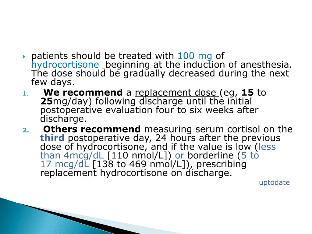 patients should be treated with