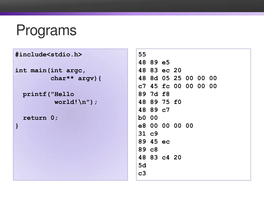 programs