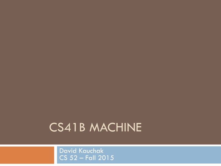 cs41b machine