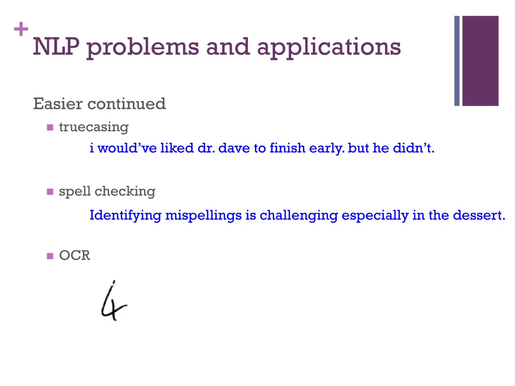 nlp problems and applications 4