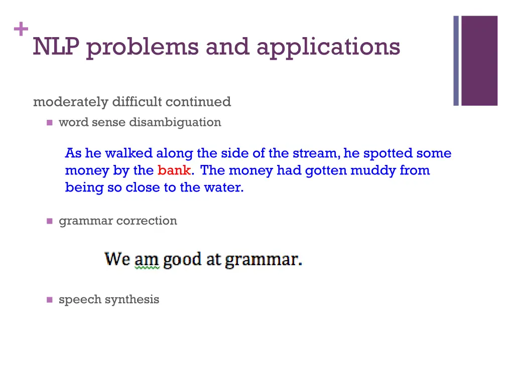 nlp problems and applications 5