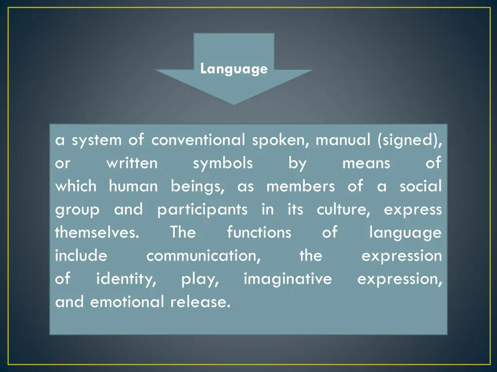 language