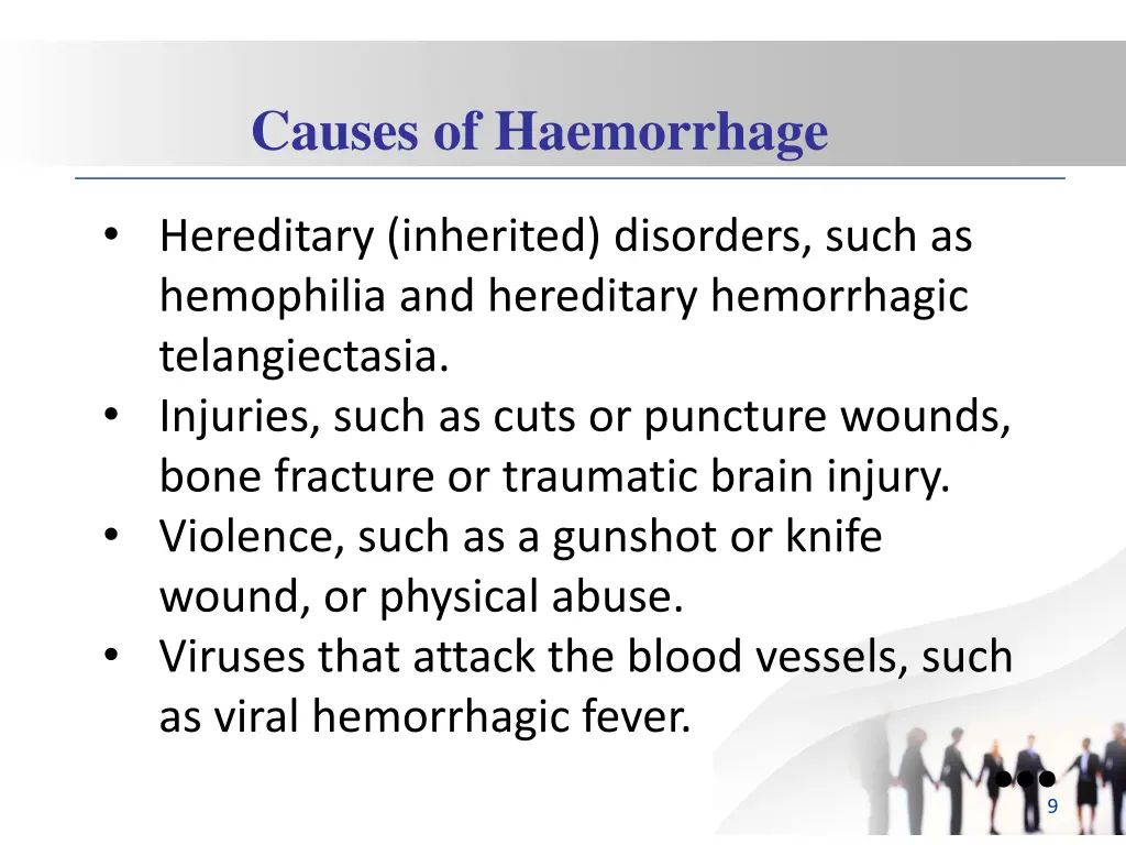 causes of haemorrhage 3