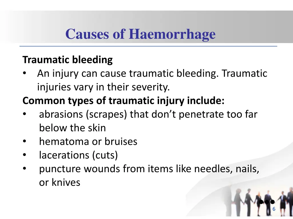 causes of haemorrhage
