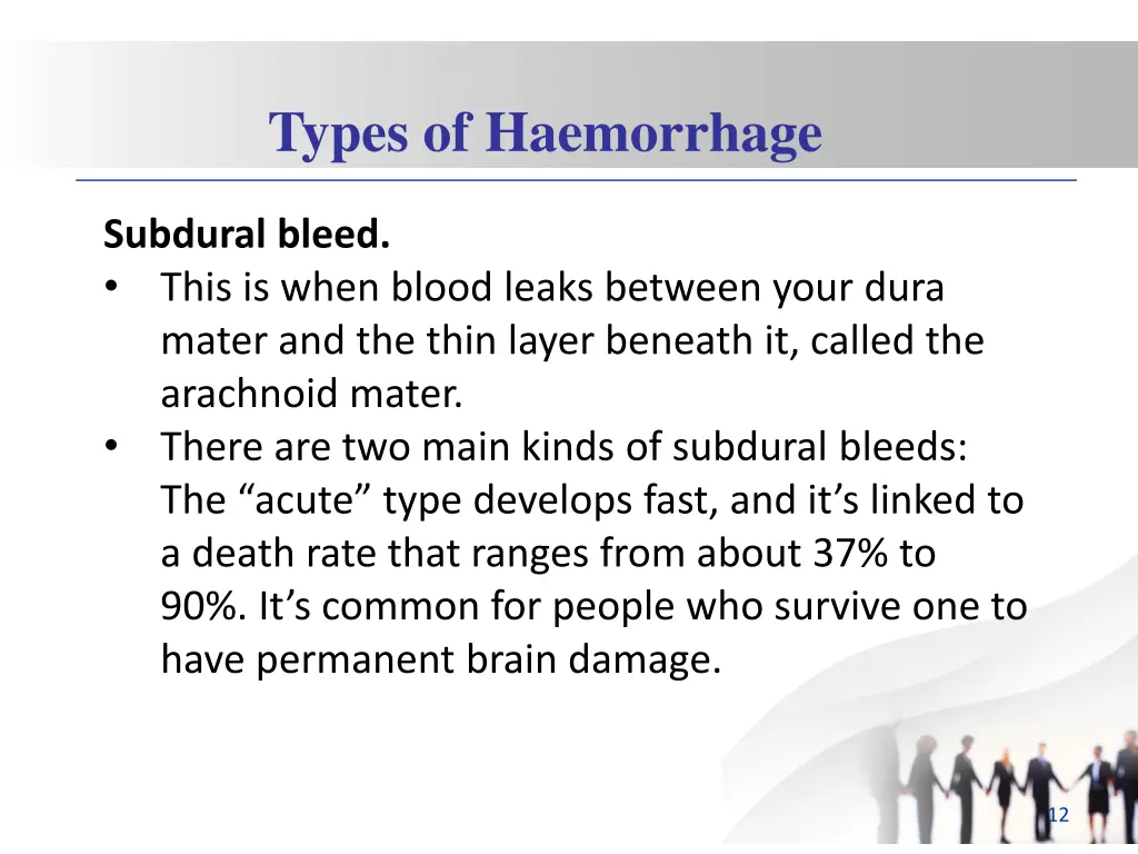 types of haemorrhage 1