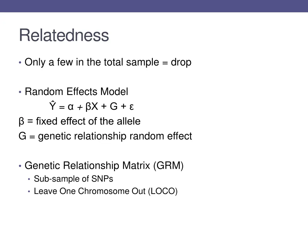 relatedness