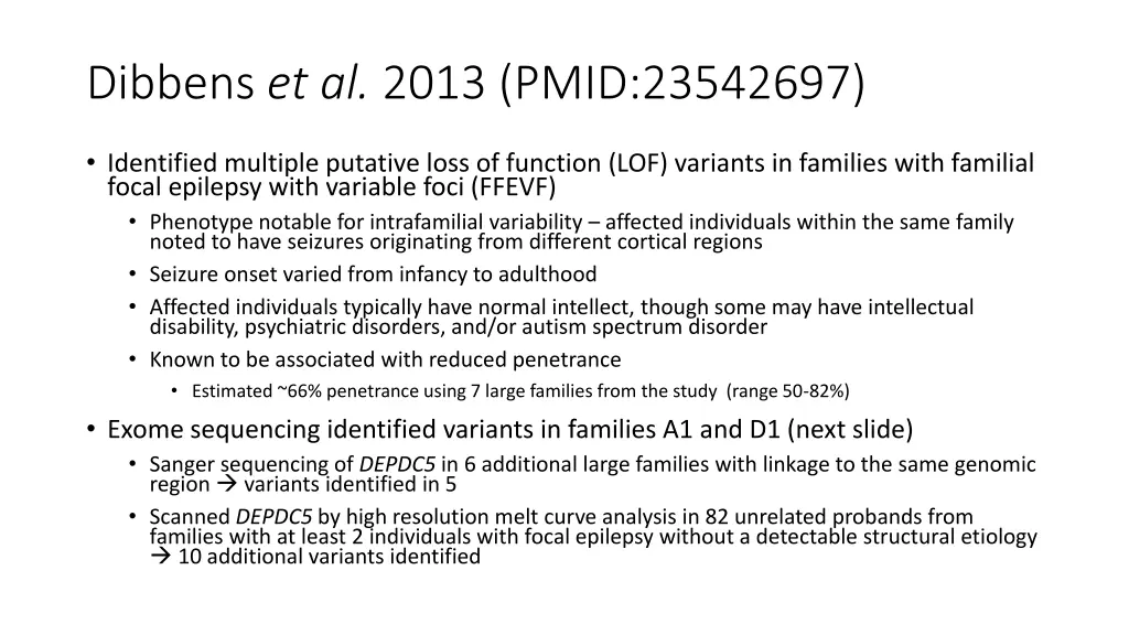 dibbens et al 2013 pmid 23542697