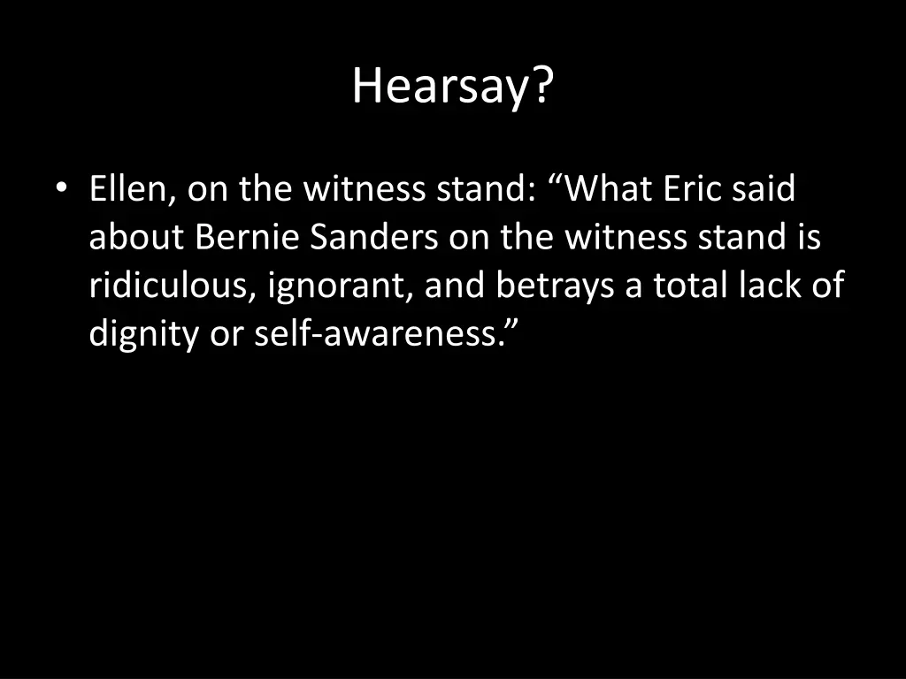 hearsay 3