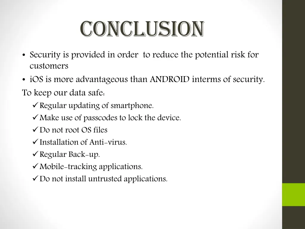 conclusion