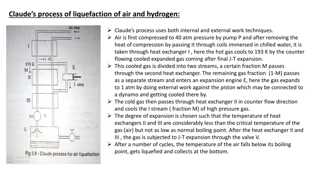 claude s process of liquefaction
