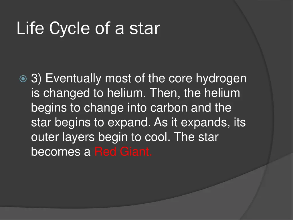 life cycle of a star 2