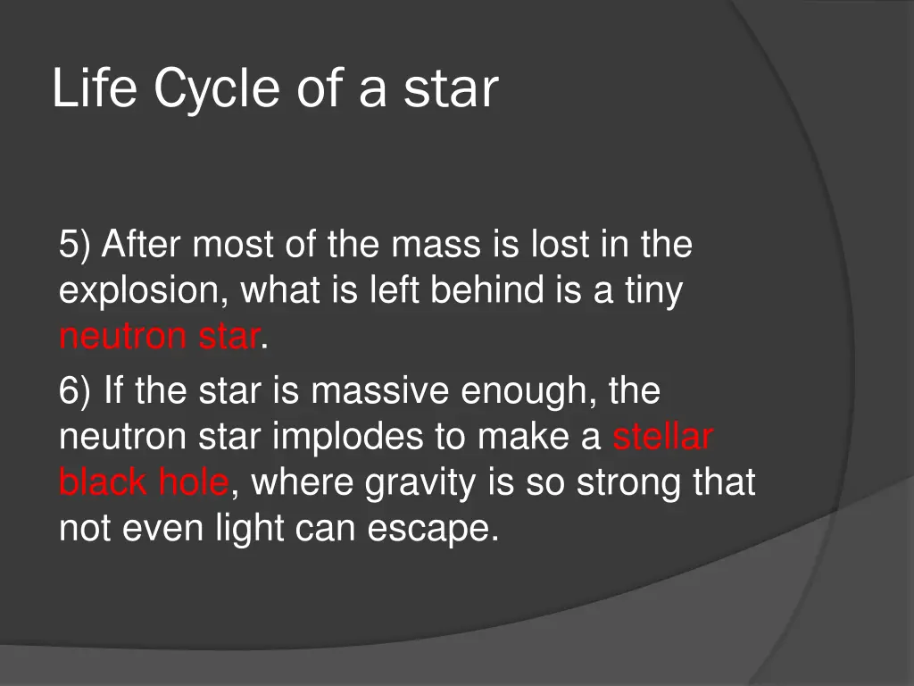 life cycle of a star 4