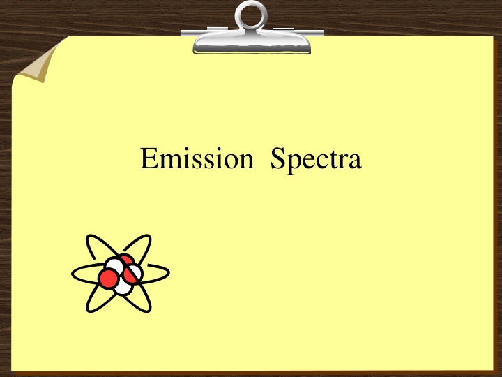 emission spectra