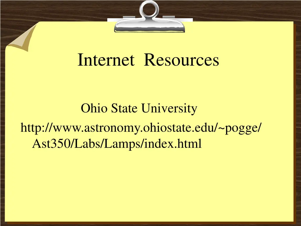 internet resources