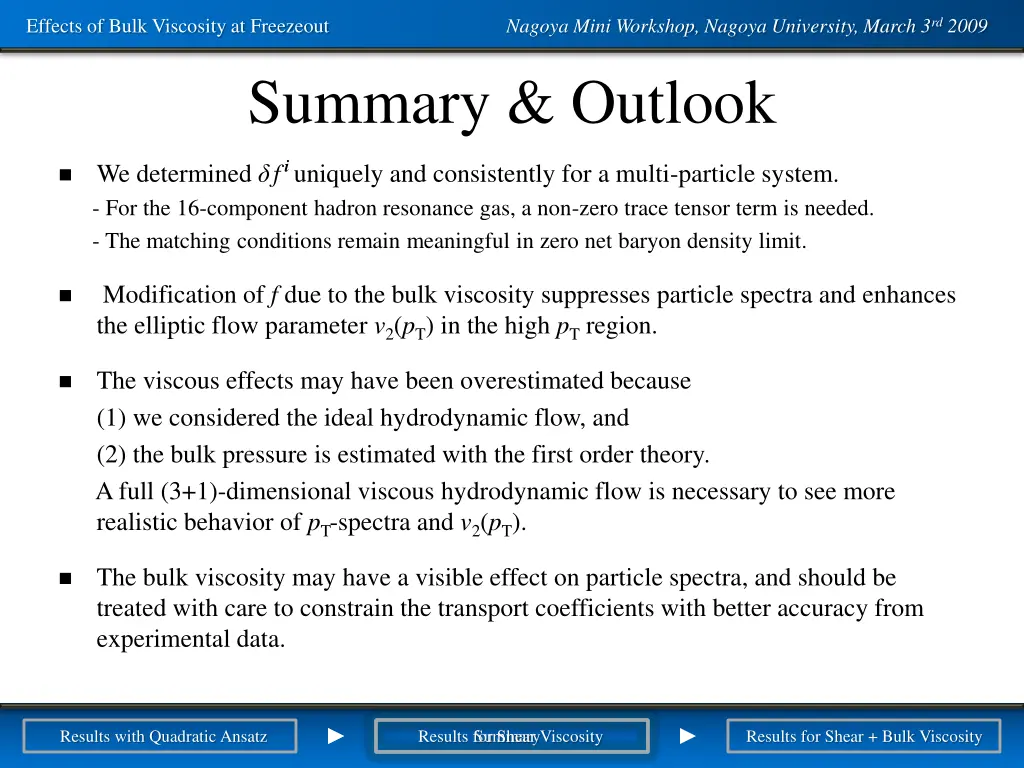 effects of bulk viscosity at freezeout 18