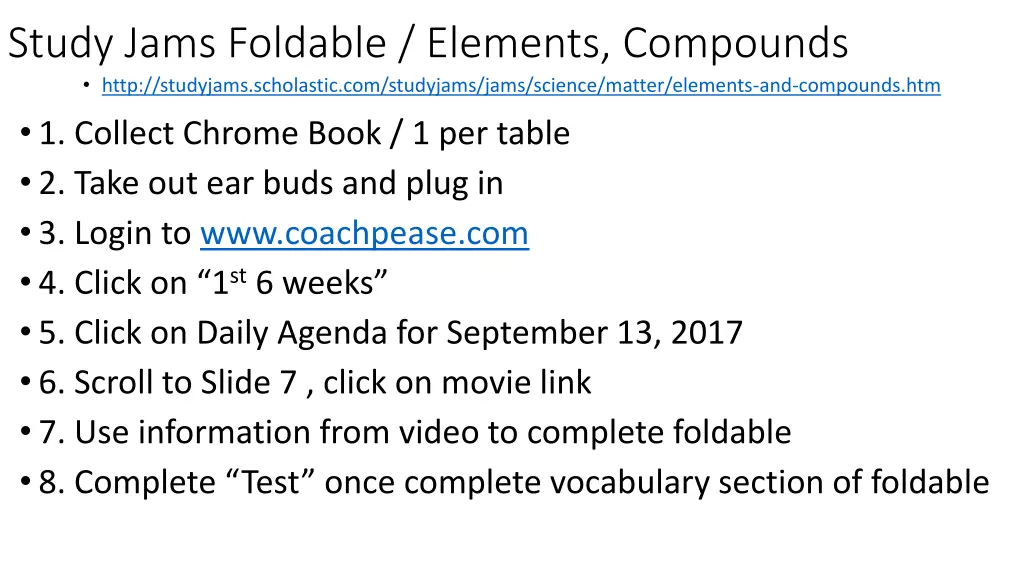 study jams foldable elements compounds http