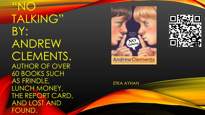 no talking by andrew clements author of over