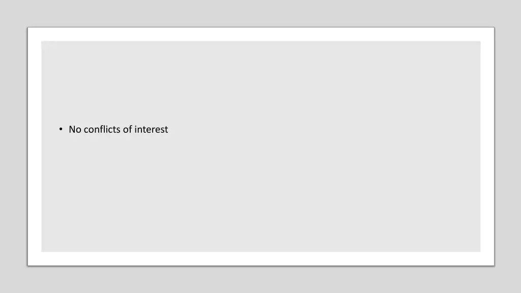 no conflicts of interest