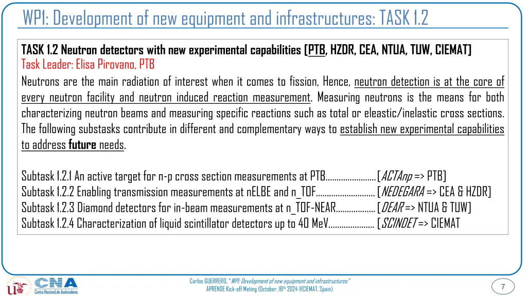 wp1 development of new equipment 2