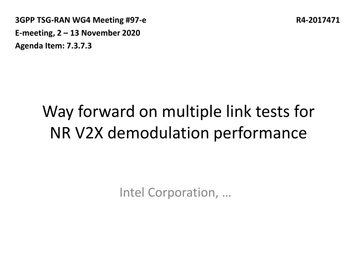 3gpp tsg ran wg4 meeting 97 e e meeting