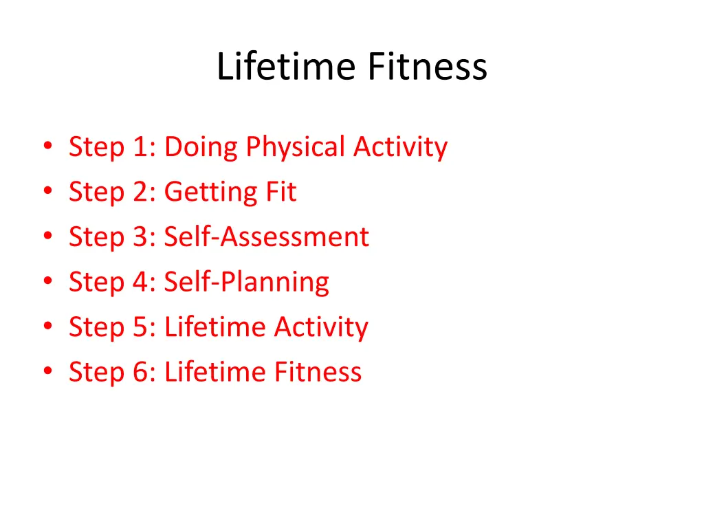 lifetime fitness