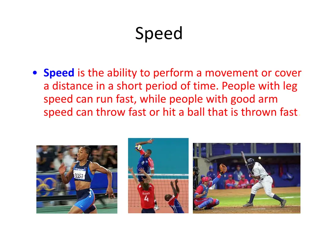 speed