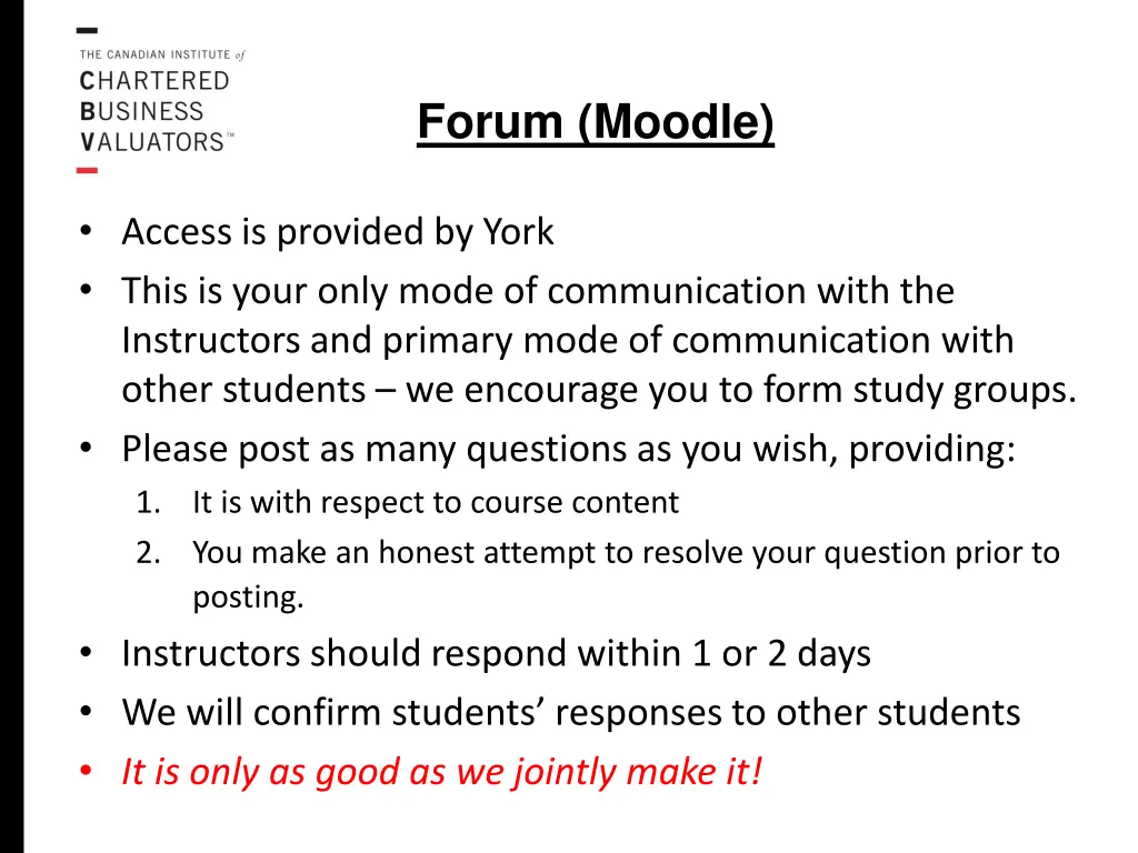 forum moodle