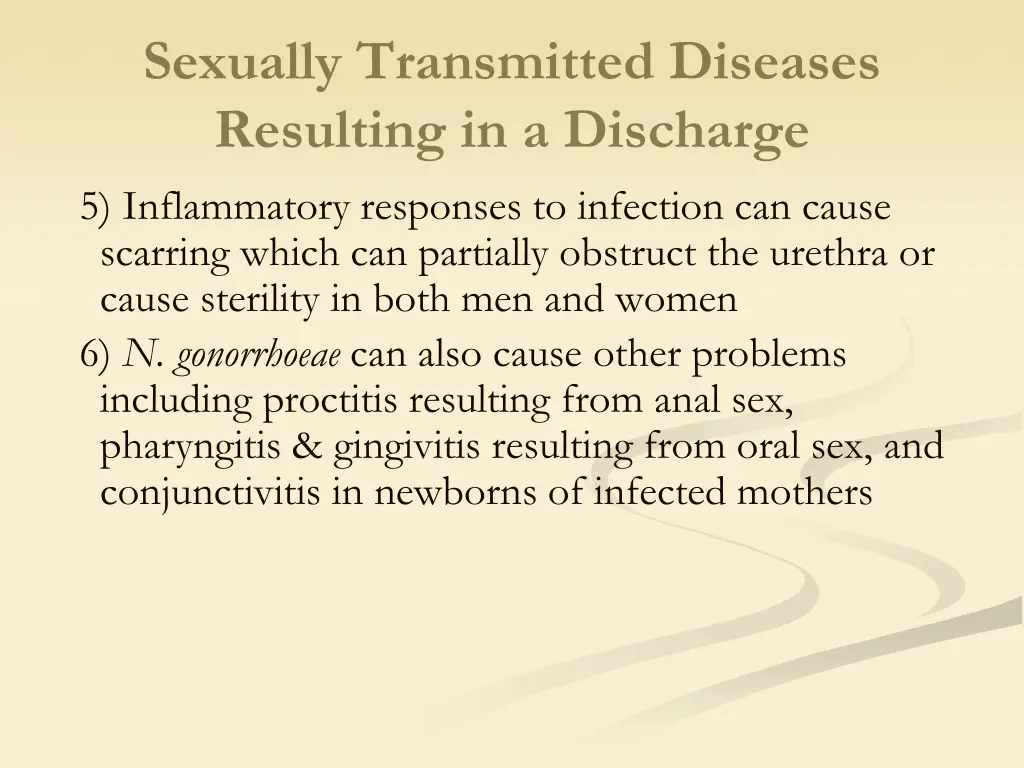 sexually transmitted diseases resulting 6