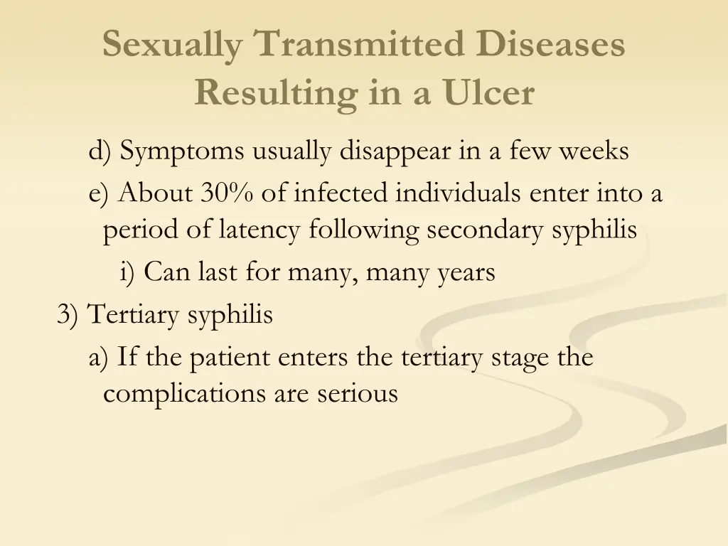 sexually transmitted diseases resulting in a ulcer 4