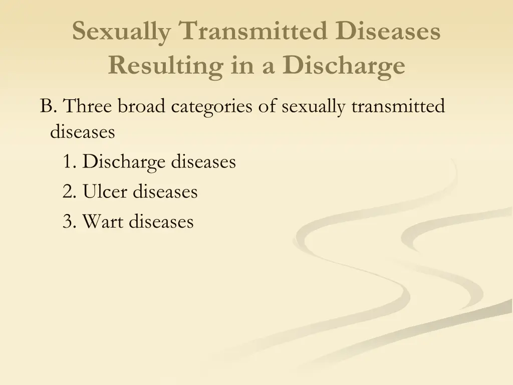 sexually transmitted diseases resulting