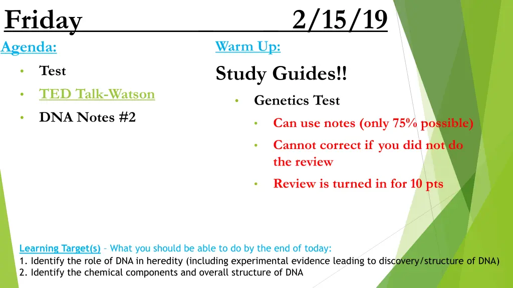 friday 2 15 19 agenda test ted talk watson