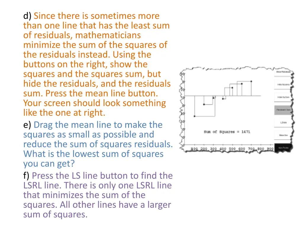 d since there is sometimes more than one line