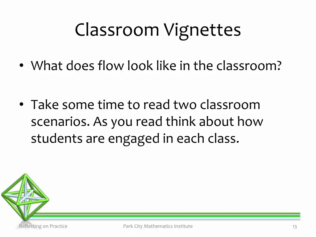 classroom vignettes